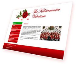 Kidderminster Valentines website by womweb